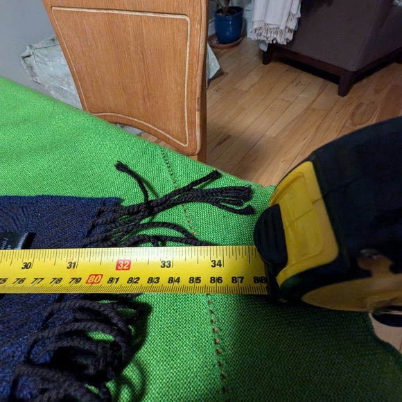 Men's Barbarossa wool scarf, 12"x68". - Picture 6 of 7